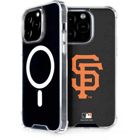 MLB San Francisco Giants - Solid Distressed iPhone 15 Pro MagSafe Case